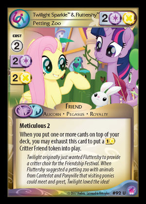 Twilight Sparkle & Fluttershy, Petting Zoo